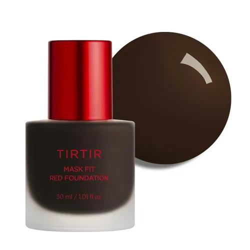 Miniatura 12 de TIRTIR Base de maquillaje rojo Mask FitCobertura impecable de larga duración, esencia energética, ligera, hidratante, difuminadora de poros, acabado