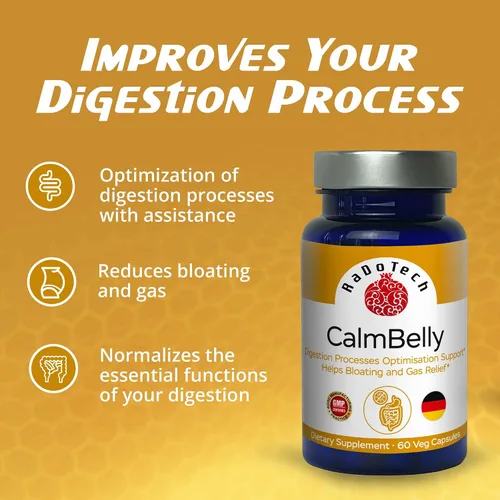 Miniatura 4 de CalmBelly, ayuda a normalizar los procesos digestivos, apoya las enzimas activas, probióticos para la salud digestiva suplementos para mujeres