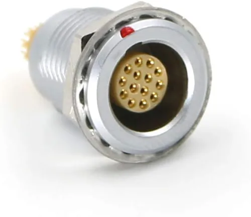 Miniatura 5 de 1B FSG - Conector de empuje giratorio de 2 pines macho para cámara Kinemini 4k (2 pines, FSG)
