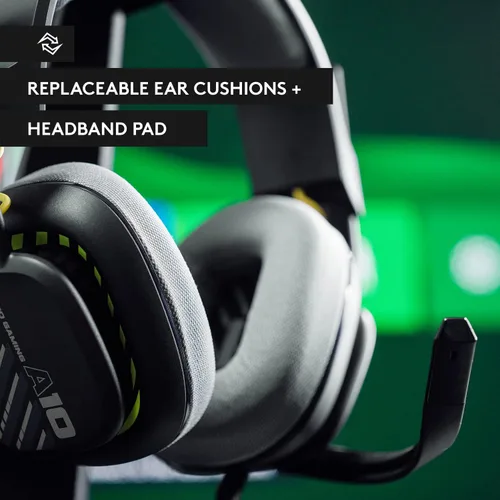 Miniatura 8 de Logitech G Astro A10 Gen 2 Cross-Platform Wired Gaming Headset for PlayStation 5/4, Xbox S X, Nintendo Switch, PC: 3.5mm Headphone Jack, 32mm