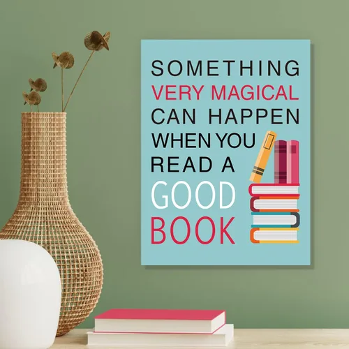 Miniatura 4 de CHDITB Divertidas impresiones artísticas con citas de lectura, juego de 6 marcos motivacionales positivos para leer más, póster para lectores