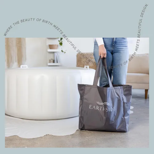 Miniatura 7 de Earthside Birth Pools Bolsa de transporte y almacenamiento para kit de parto en el hogar, suministros Doula y bolsa Doula Essentials, espacio