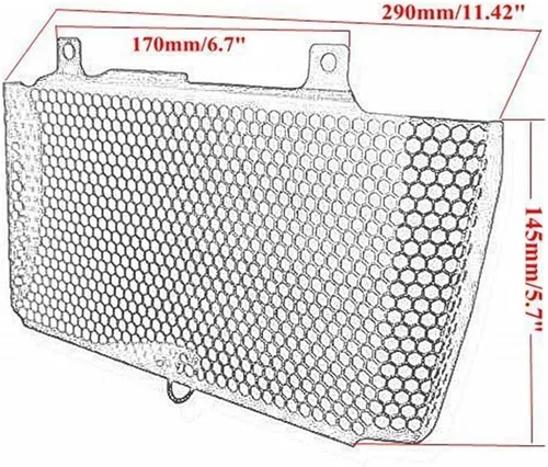 Miniatura 3 de Radiator Grille Guard Motorcycle Radiator Guard for Ya&maha MT-10 MT10 MT 10 FZ10 FZ 10 FZ-10 2016-2023 Grille Cooler Cooling Cover Grill Protection