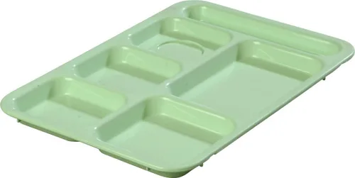 Miniatura 8 de Carlisle FoodService Products Bandeja de 6 compartimentos para mano derecha, 10" x 14", color negro