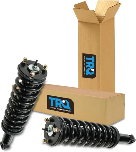 Miniatura 302 de TRQ Conjunto de Amortiguador y Resorte Delantero Cargado con Resorte Helicoidal Pre-ensamblado Compatible con Jeep Cherokee Limited AWD 14-22 Sin