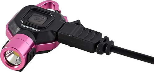 Miniatura 5 de Streamlight 73303 Pocket Mate 325-lúmenes Linterna de bolsillo USB recargable con llavero/clip, rosa