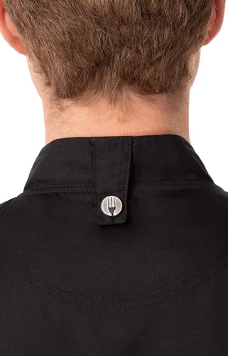 Miniatura 5 de Chef Works Abrigo de chef Hartford para hombre