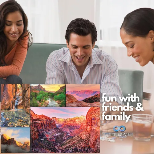 Miniatura 5 de Zion & Yosemite National Parks Jigsaw Puzzles Bundle - 2 rompecabezas de 1000 piezas