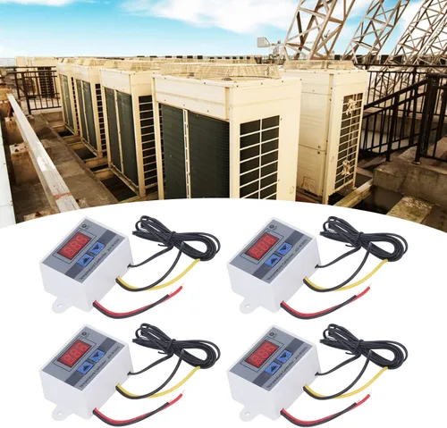 Miniatura 8 de 4 unids 12 V 120 W controlador de temperatura LED digital termostato interruptor módulo con calefacción y refrigeración