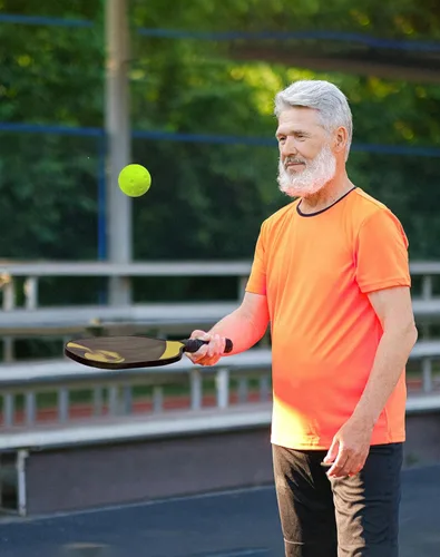 Miniatura 8 de Tarutaru Paquete de 12 bolas de pickleball de espuma, bolas de pickleball silenciosas para práctica en exteriores o interiores, juego de bolas Verde