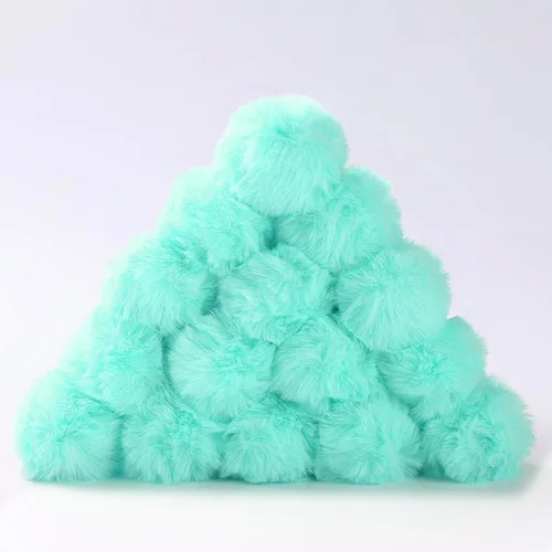 Miniatura 10 de Bolas de pompones para manualidades, accesorio de disfraz de pompones rosas grandes, bolas de pompones para artes y manualidades, decoración