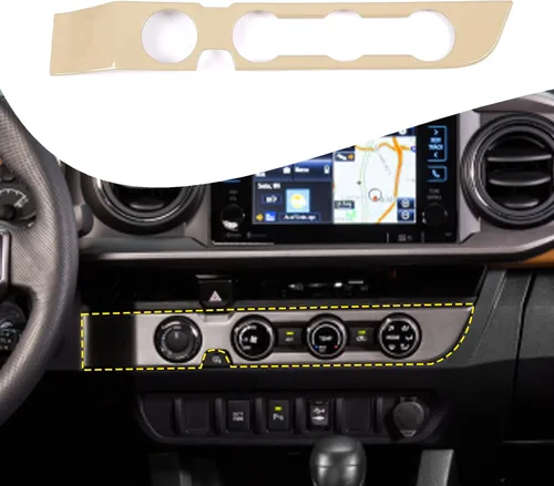 Miniatura 28 de Lcojicep Cubierta de panel de botón de aire acondicionado, accesorios de automóvil compatibles con Tacoma 2016-2020