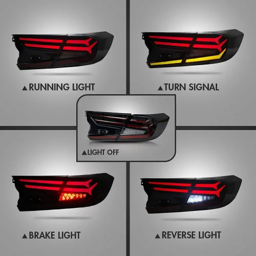 Miniatura 3 de T T-ABC Nuevas luces compatibles con Honda Accord 2018-2025, LX EX EXL Sport Touring Hybrid Faro delantero delantero de 10ª generación Accesorios