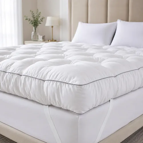 SHOUREN Cubrecolchón de Espuma Viscoelástica de 5 Pulgadas King para Alivio del Dolor de Espalda, Cubrecolchón de Cama de Espuma Viscoelástica de