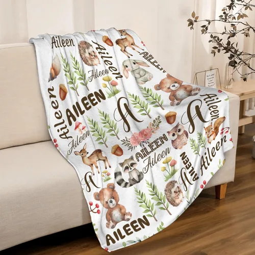 Miniatura 30 de La manta de elefantes es súper suave y cálida, la manta de franela ligera es para uso en todas las estaciones, una gran opción para regalos de 40 x