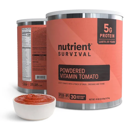 Miniatura 14 de 4 Latas, Equivalente a 70 Huevos por lata - Nutrient Survival Huevos en Polvo con Vitaminas Liofilizados Suministros para Preparacionistas