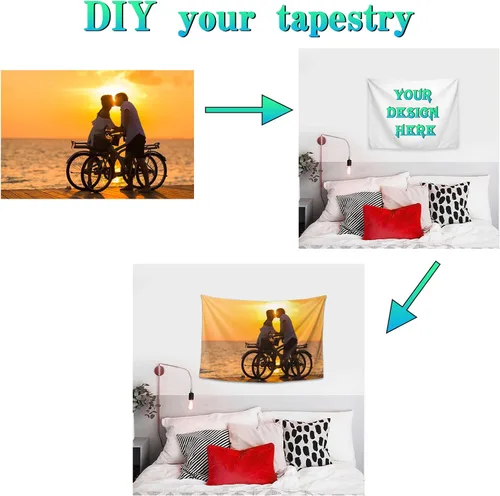 Miniatura 2 de Sonernt Imágenes de carga de tapiz personalizadas, decoración personalizada para el hogar, foto personalizada para colgar en la pared, telón