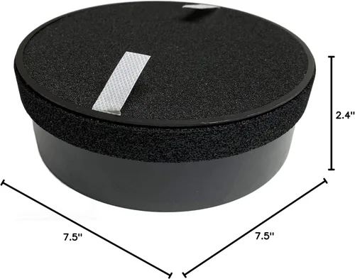 Miniatura 8 de Nispira True HEPA H13 - Filtro de aire de repuesto compatible con purificador de aire compacto hOmeLabs HME020248N filtración de 3 etapas con luz