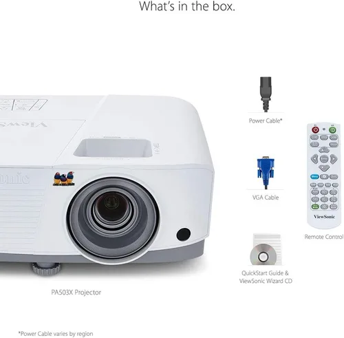 Miniatura 8 de Proyector HDMI con resolución SVGA y 3,600 lúmenes ViewSonic, PA503S