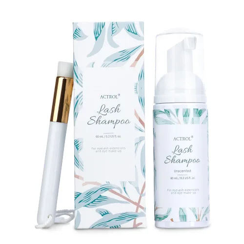 Miniatura 40 de ACTROL Limpiador de extensiones de pestañas Cherry Blossom 2L Natural Lash Extension Shampoo Professional Eyelid Foaming Cleanser Parabenos &