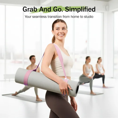 Miniatura 2 de Slim Panda Yoga Mat Straps for Carrying, Adjustable Yoga Mat Carrier Sling Fits All Mats(Mat Not Included)