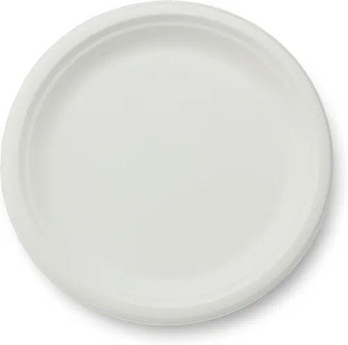 Miniatura 6 de Placa de fibra vegetal natural 100% compostable, 6 pulgadas, caja de 1000