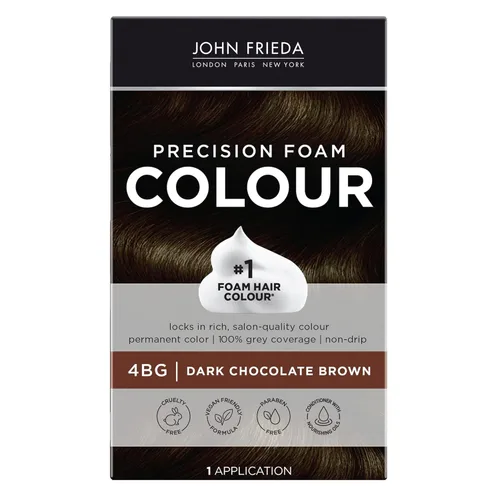 Miniatura 30 de Espuma de color John Frieda, precisión 4R Rojo Oscuro Marrón