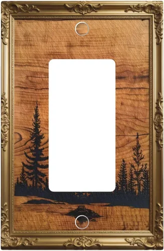 Miniatura 195 de Decorativo Arte Interruptor de Luz Cubiertas de Pintura al óleo Estilo Flores Placa de Pared de Interruptor de Interruptor Decorativo Placa