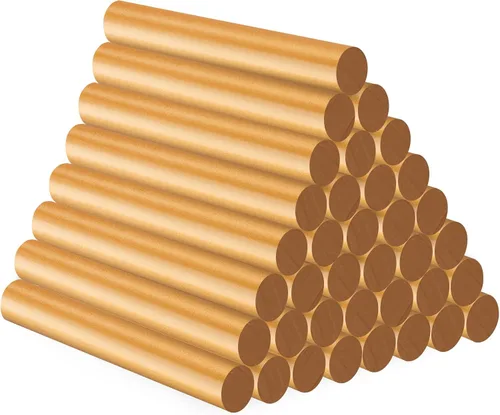 ENPOINT Barras de pegamento caliente de color dorado metálico, tamaño completo, 36 unidades de 4 pulgadas de largo x 0.43 pulgadas de diámetro,