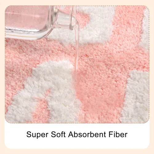 Miniatura 6 de ChezMax Get Naked - Tapete de ducha de microfibra antideslizante, bonita alfombra de ducha absorbente, divertida decoración de baño para bañera