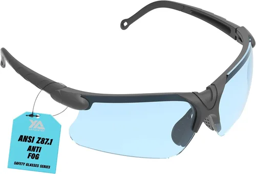 Miniatura 13 de Xaegistac Gafas de disparo con estuche Gafas de seguridad antivaho para cazadores para adultos Amarillo