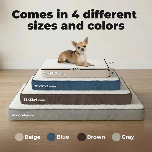Miniatura 6 de Best Pet Supplies Casa Cama para Perros Alfombrilla para Jaula Carpa Interior Redonda Suave de Felpa para Razas Pequeñas, Medianas y Grandes - Beige