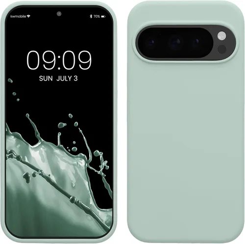 Miniatura 157 de kwmobile Funda Compatible con Google Pixel 6 Pro - Funda de teléfono de silicona TPU con acabado suave - Azul Arrecife