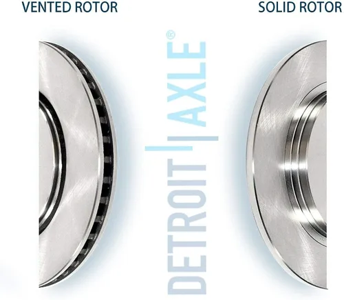 Miniatura 4 de Detroit Axle - Kit de freno trasero para Volkswagen Touareg 2004-2010 Audi Q7 03-10 Porsche Cayenne 12.99 pulgadas Rotores de freno de disco