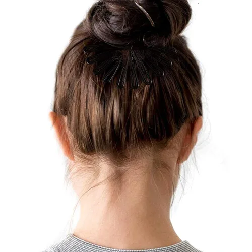 Miniatura 3 de 3 peines alargados de plástico entrelazados para el cabello, pinzas para el cabello de dos lados, accesorios para el cabello para cola de caballo
