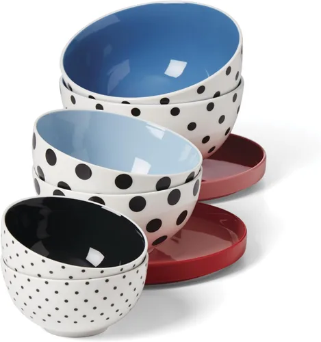 Miniatura 4 de kate spade new york On The Spot - Juego de anidación, 8 piezas, blanco/multicolor