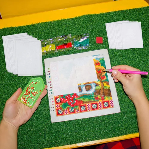 Miniatura 7 de Patelai 200 piezas de papel de liberación de pintura de diamante, cubierta antiadherente de doble cara 5D accesorios para adultos