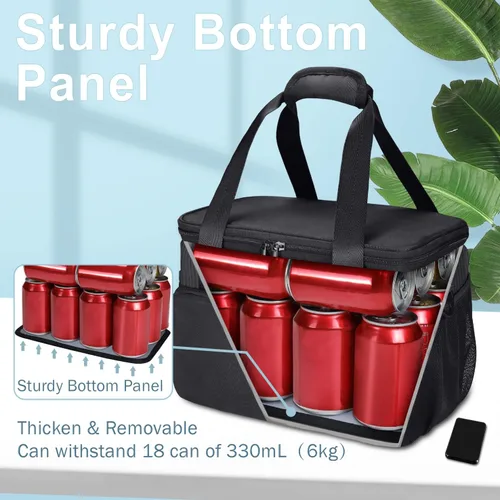 Miniatura 5 de Gloppie Bolsas de almuerzo para adultos, bolsa de almuerzo para hombres, lonchera para mujeres, lonchera para el trabajo, almuerzo, bolsa