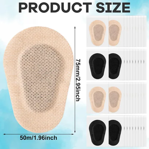 Miniatura 2 de Panitay 40 parches adhesivos para los ojos para adultos, desechables, transpirables, parches médicos para ambliopía perezosa, vendajes adhesivos sin