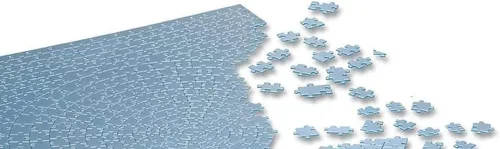 Miniatura 6 de Rompecabezas plata 654 pieza en blanco desafío Krypt
