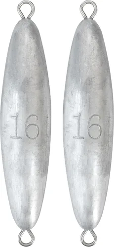 Miniatura 12 de BLUEWING Torpedo Plomada de Alambre Peso de Pesca para Agua Salada Plomo Bala Anillo Doble 2oz-48oz