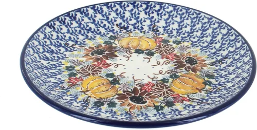Miniatura 23 de Blue Rose - Plato de postre Blue Alyce - 7.75 pulgadas de diámetro - Hermoso plato para pasteles, aperitivos o aperitivos
