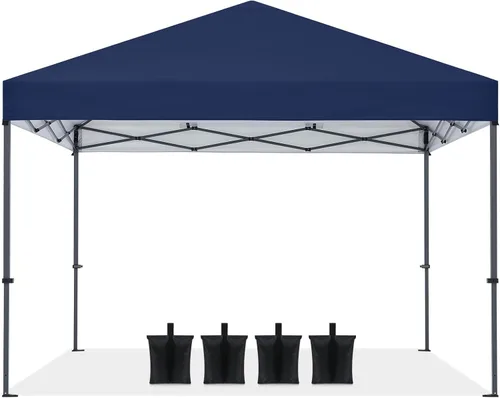COOSHADE - Tienda de campaña fácil de montar 8x8 pies (azul marino)