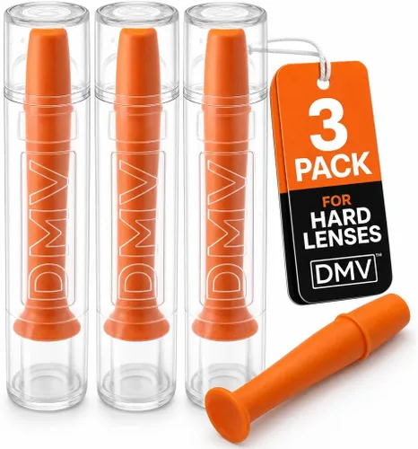 Miniatura 8 de DMV Ultra Eye - Herramienta para quitar lentes de contacto con los ojos, paquete de 3, fabricada en Estados Unidos, émbolo de ventosa duradero