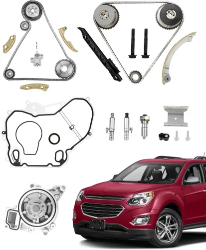 Miniatura 8 de Kit de cadena de distribución 2.4 L, compatible con 2009-2017 Chevy Captiva Equinox HHR Impala Malibu/GMC Terrain/Buick Lacrosse Regal Engine 2.4L