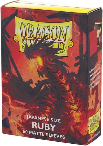 Miniatura 22 de Dragon Shield Fundas Mate de Tamaño Japonés para Tarjetas 60 Unidades - Fundas TCG Premium Lisas y Resistentes - Compatibles con Yu-Gi-Oh, NEGRO