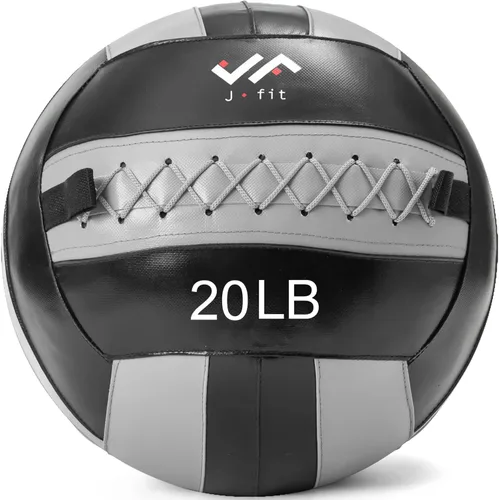 Miniatura 8 de JFit Wall Ball – Premium Soft Weighted Exercise Ball for Strength, Conditioning, Gym & Home Workouts, 4-30 LB