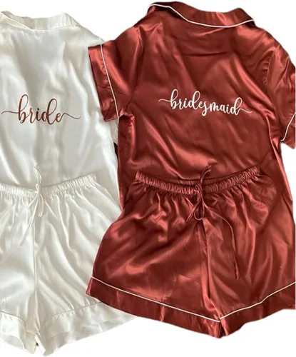 Custom Pajamas for Bridal Party, Bridesmaid Pajamas, Pajama for Women, Two piece PJ Sets, Soft Sleepwear Lingerie