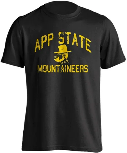 Miniatura 5 de Sport Your Gear NCAA Camiseta de manga corta retro con licencia oficial de aspecto desgastado para el día del juego, camiseta de espíritu deportivo