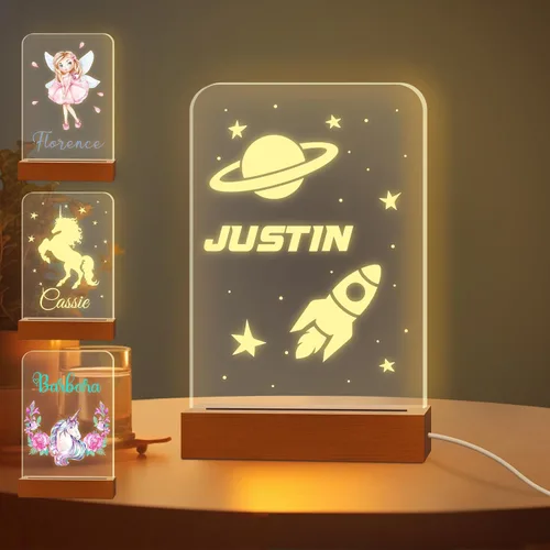 Miniatura 14 de Luz nocturna con foto personalizada, lámpara LED con nombre de corazón, lámpara acrílica personalizada con imagen, regalo para su novia, amante